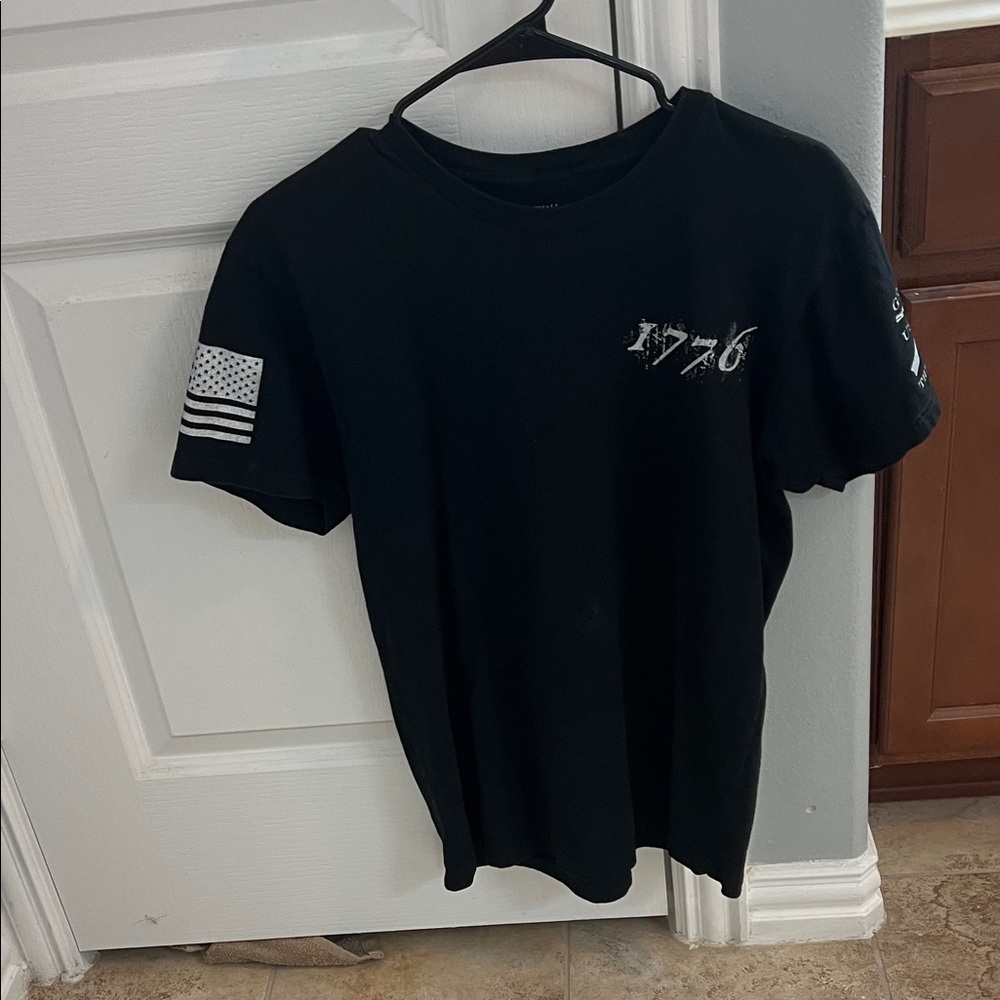 Grunt Style Black 1776 Men's T-Shirt small